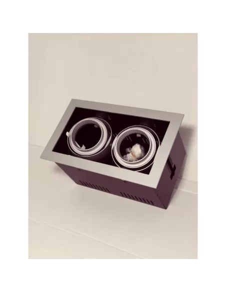 Forma 546675 lighting micro multigimbal recessed 2x50w gu5,3 silver