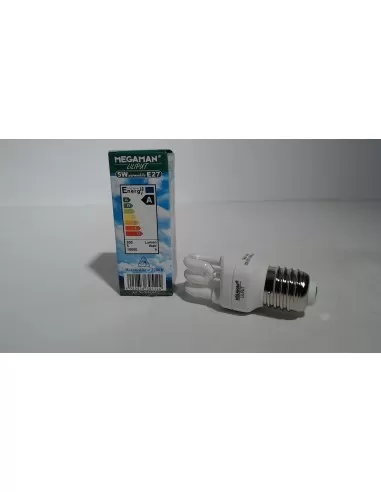 Megaman mm30512 lámpara fluorescente corta 5w e27 2700°k mm30512