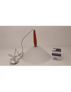 Targetti essedra city satin glass suspension with e27 100w opal lamp 300504