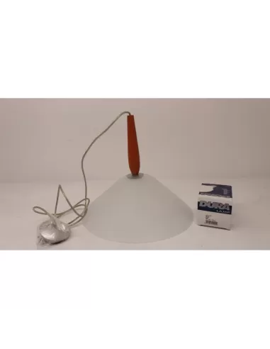 Targetti essedra city satin glass suspension with e27 100w opal lamp 300504