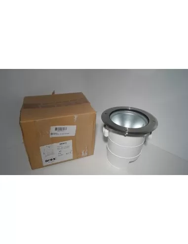 Ares stella recessed ceiling light 1x26w tc-d g24d-3 symmetrical stainless steel ip67 590913