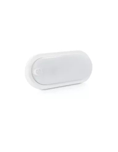 Plafonnier ovale Niba 3410trbi Antares E27 60w blanc