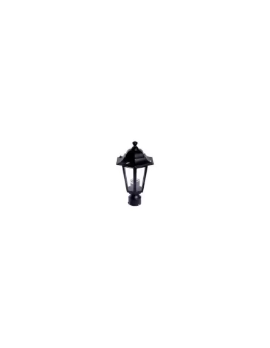 Nobile illuminazione 2002//25//ne applique esagonale media nero
