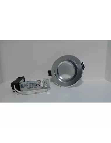 Spot encastré halogène Rossini 5302 12 V//50 W GU5.3 aluminium 5302