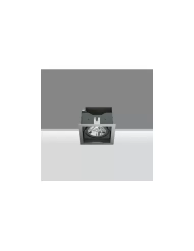 Iguzzini 2955 deep frame grigio//nero 165x165 gran 1x75w 12v qr111