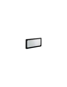 Einbauleuchte, rechteckig, schwarz, E27, 60 W, IP65