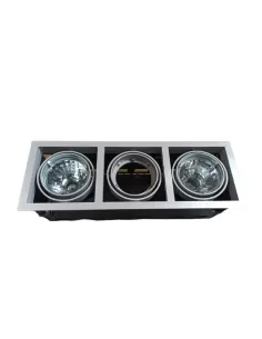 Ideallux am3230nc4805 built-in mix automaton g53 2xg12 48° gray frame