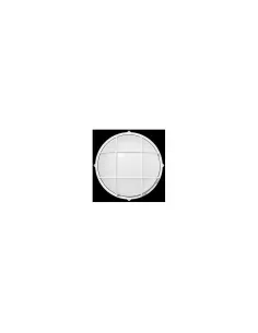 Goccia 2495bi magnum 2x100w s//gabbia bianco
