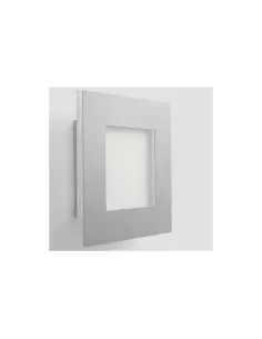 Trois luminaires a598 29 cadre 37 mural plafond es-e 2x26w électrique verre blanc aluminium