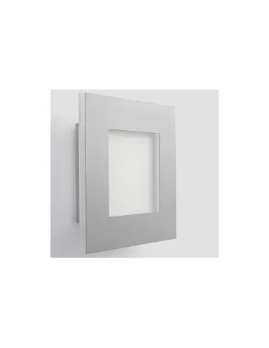 Trois luminaires a598 29 cadre 37 mural plafond es-e 2x26w électrique verre blanc aluminium