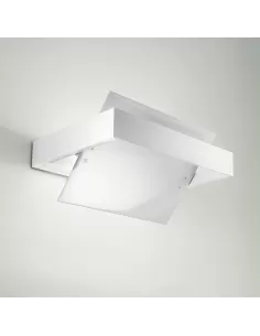 Leucos 0305315360005 white wall wing white metal diffuser r7s 114mm 150w