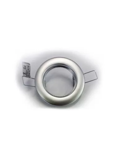 Spot encastré fixe Flos 01 1006 21 65, 12 V, QR-CBC51, 50 W, diamètre 80, nickel satiné