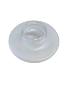 Fontana arte 2686-87 coppetta vetro bianco satinato diametro esterno 14 diam. diam.attacco 6cm 2