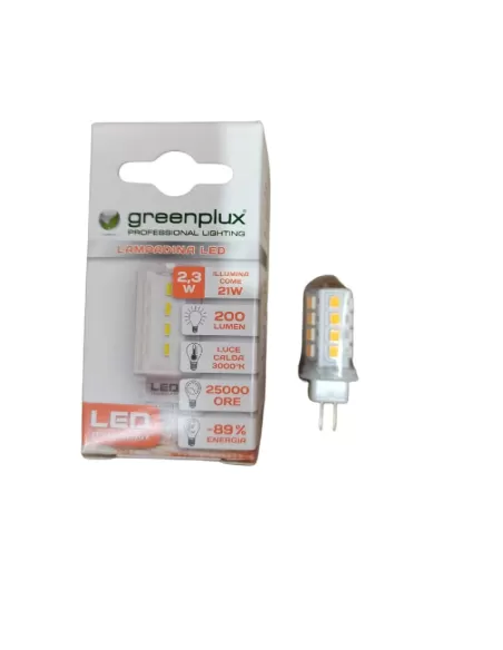 Greenplux gp-s-lcbg424 led lamp 2.3w g4 3000k° 21w