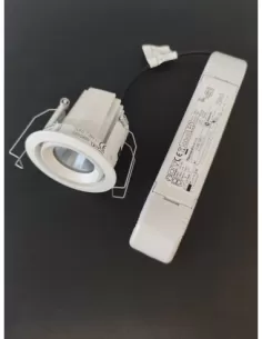 Spot encastré laser blanc Iguzzini Orient Frame LED 7,3 W blanc chaud 3000 K diam. 59 mm moyen 3 p401 701 0