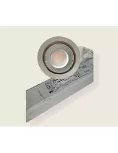 Iguzzini laser white recessed spotlight fixed fram led 1x10w warm 3000°k diam 75 medium 3 p405 701 0 2