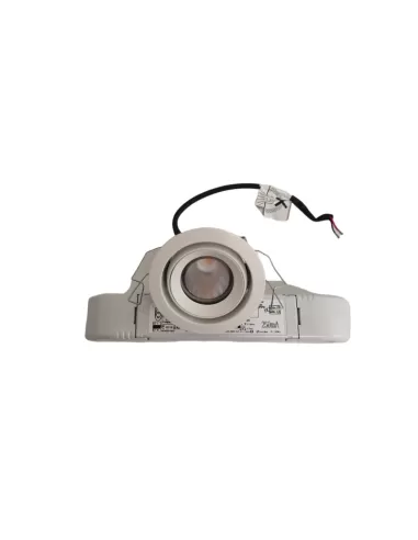 Iguzzini p402 orientable láser sin marco led blanco cálido 3000k inundación d59