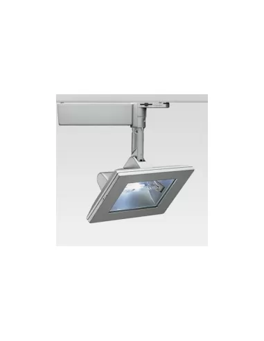 Iguzzini 4815 parallèle gris 213x142 150w hit electron avec adaptateur de piste