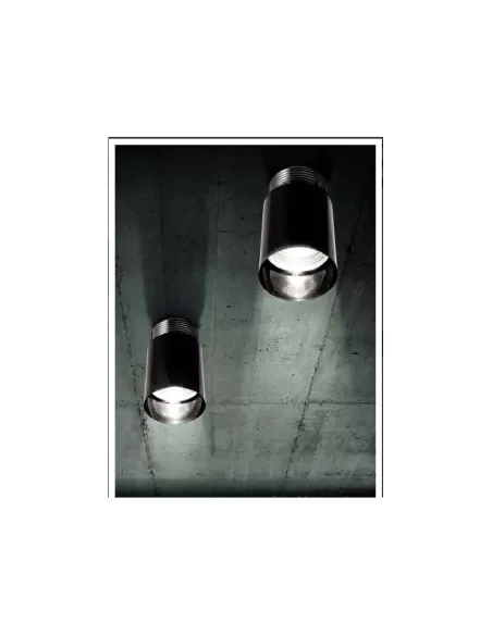 Leucos 0302254380002 dot pl nero e27 lampada soffitto