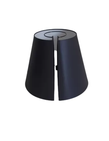 Artemide r304153 melampo table lamp with black diffuser