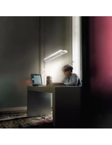 Artemide 0321030a//0 suspension fluorescente idiots 1x39w blanc