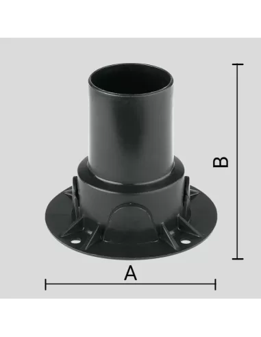 Arcluce 1099210x technopolymer recessed box 180 mm