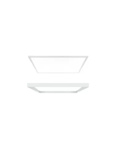 White LED panel ceiling frame