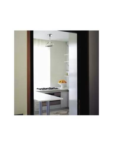 Cini & Nils 531 Gradisoffitto chromé opalescent avec diffuseur cylindrique opale 1x150w r7s