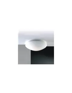 Ego luce 5138 40 lampada plafone pop frida fluorescente 2x54w grigio