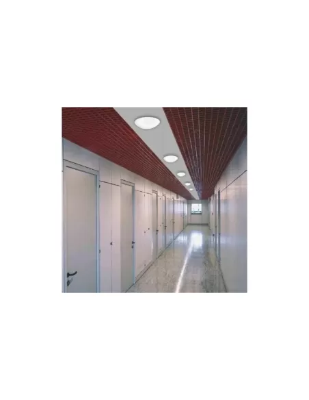 Plafonnier fluorescent Ego Luce 5138 40 Pop Frida 2 x 54 W gris