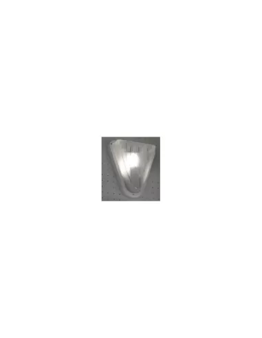 Serie triangolo plaf muro 1x60w e27 bianco v//sat