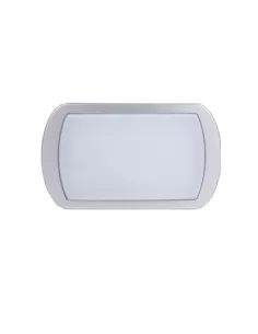 Luminaire LED rectangulaire 10 W à travers la cloison - 4000 K - Blanc