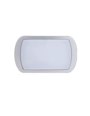 Luminaire LED rectangulaire 10 W à travers la cloison - 4000 K - Blanc