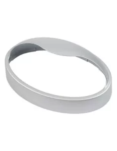 Fanton 62747 cover for 100w oval ceiling light in aluminum