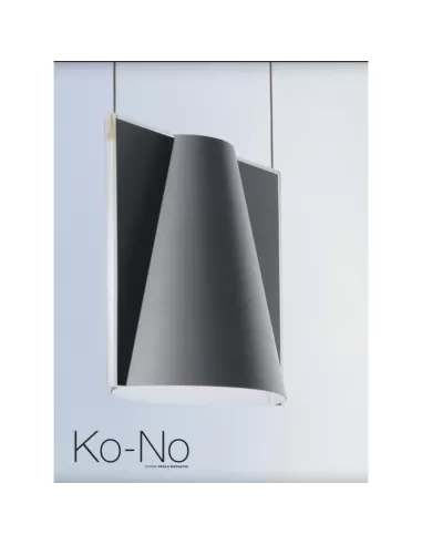 Tre ci luce a512 ko-no luz 22 s suspensión 1x100w e27 estructura aluminio difusor opal