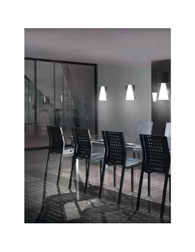 Tre ci luce a512 ko-no light 22 s suspension 1x100w e27 aluminum structure opal diffuser