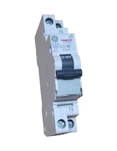 Disjoncteur GE Power 672208 CP60-6KA C32, monophasé N1, 6000 kΩ