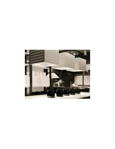 Zen//so replacement external glass transparent rosette assembly with suspension