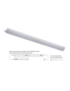 Éclairage Bot YGS042B S-flat LED 288 mm 4 W 3000 K