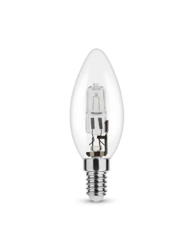 Bot lighting o28mh clear halogen olive 28w e14