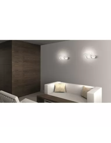 Leucos 0001729 trecentosessantagradi p-pl 200 nikel led 2x6w 3000k (20cm)