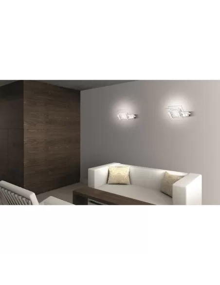 Leucos 0001729 trecentosessantagradi p-pl 200 nikel led 2x6w 3000k (20cm)