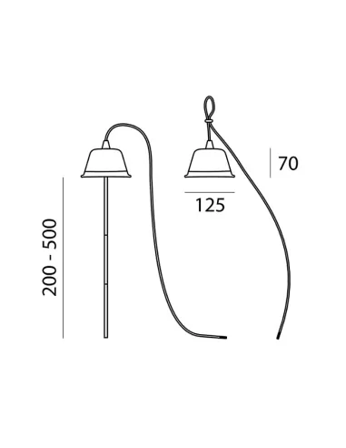 Linea light 8010 chlorophyll classic red cable
