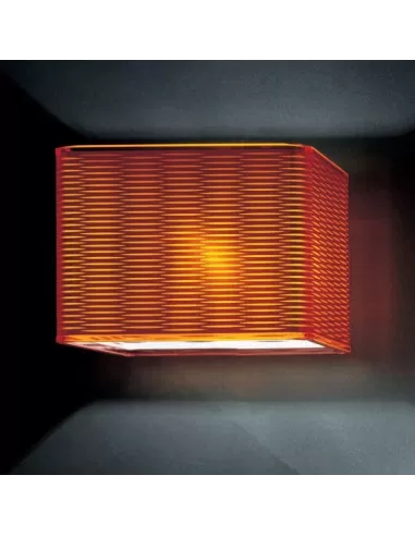 Applique murale Fontana Arte 5400AR 1 x 150 W E27, style lounge, orange