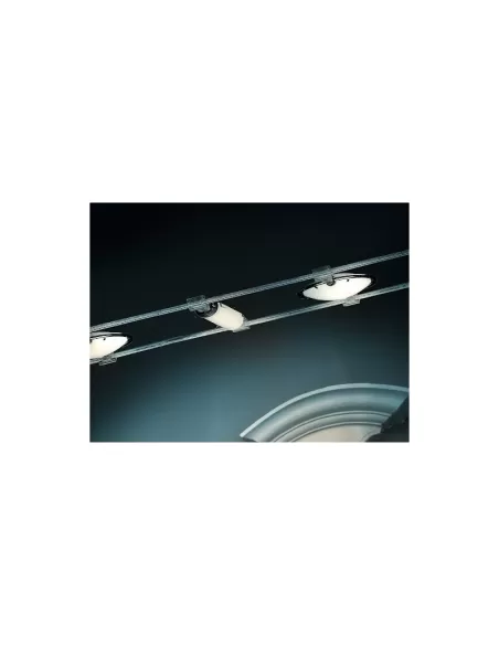 Lampe Fontana arte 3216cr sur câbles parallèles nobi 1x120w r7s chromée