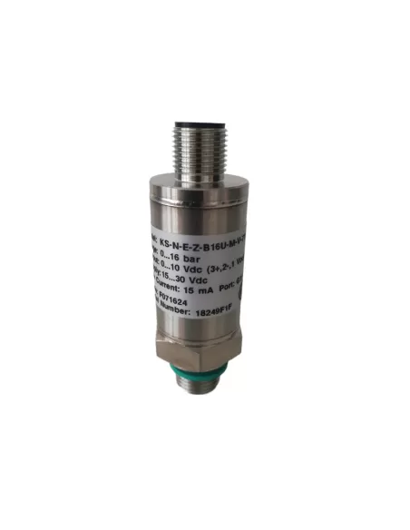Capteur de pression Gefran f071624 ks-n-e-z-b16u-m-v-711 2130x00ux00 0-16 bar 15-30 Vcc