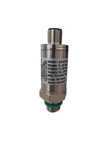 Capteur de pression Gefran f071619 ks-e-e-z-b25u-m-v-711 2130x00ux00 0-25 bar 4-20 mA 10-30 Vcc