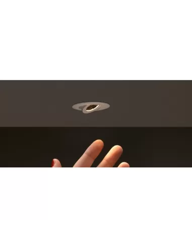 Flexalighting pj1122 adan rond 3w//6w ip65 blanc 40° nw