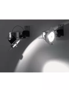 Applique murale et plafonnier Martinelli Luce 2837//p Junior 1x75W G53 gris