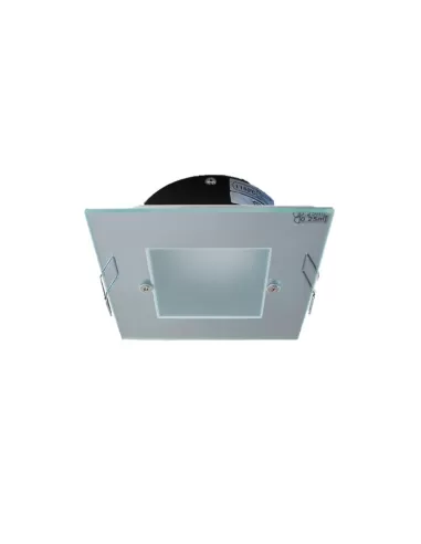 Glass signatures 0301301013507//q sd-101 recessed spotlight square frame chrome